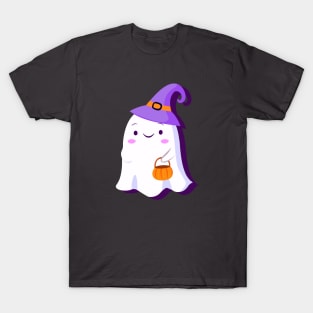 kawaii halloween ghost T-Shirt